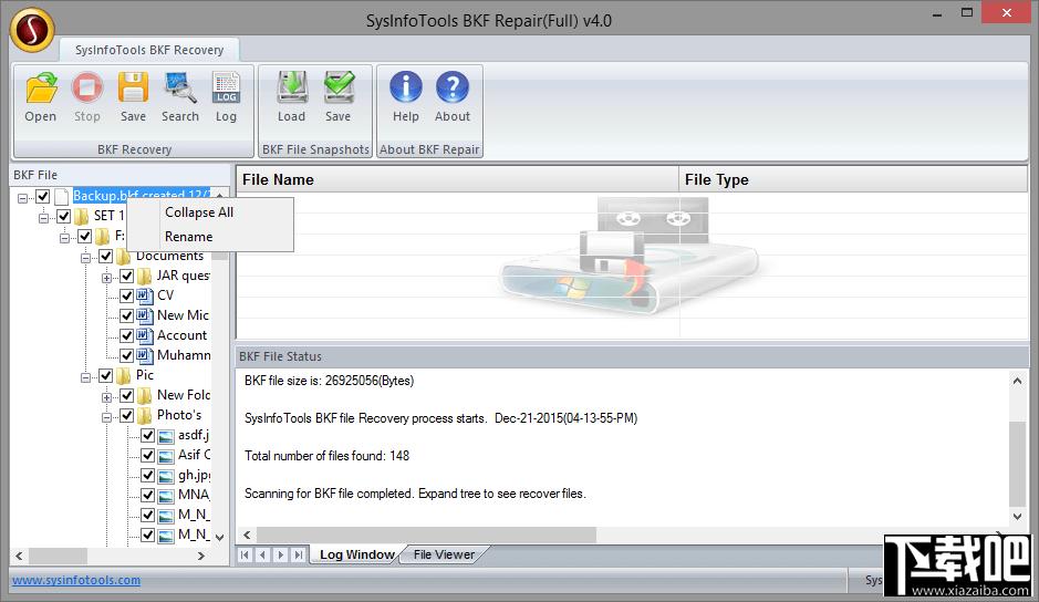 BKF Recovery,BKF Recovery下载,bkf文件修复工具